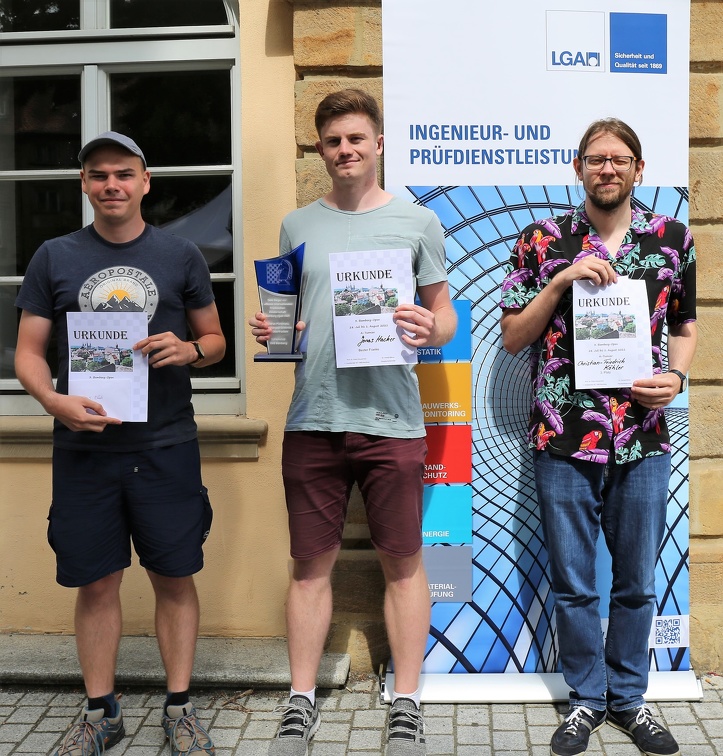 Platz 1 - 3  im A-Turnier