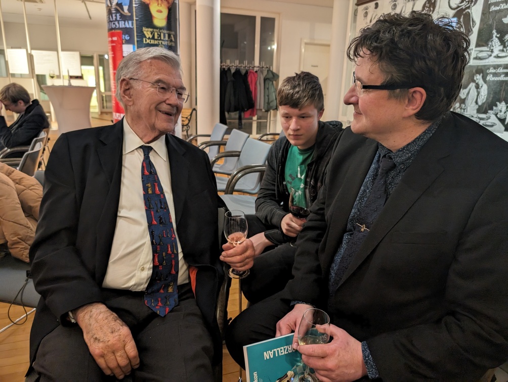 Dr. Thomson mit Burkhard Atze